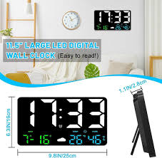 Qoo10 Digital Wall Clock Large