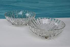 Glass Footed Bowl Clear Glass Bowl