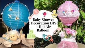 baby shower decoration ideas hot air