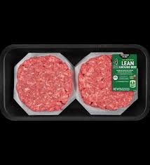 7 fat ground beef burgers