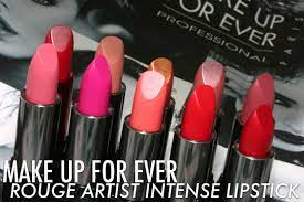ever rouge artist intense lipsticks