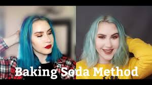 remove hair color with baking soda no