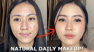 natural daily makeup untuk kulit