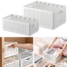 toorise plastic storage box foldable
