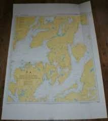 Details About Map Nautical Chart 3554 Norway W Coast Samnangerfjorden Bjornafjorden Etc