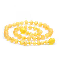 Lemon Amber Teething Necklace Baltic Amber Necklace For Babies Authentic Amber