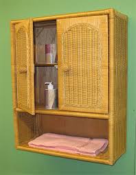 Wicker Wall Cabinet