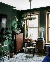 Dark Green Design Dreamy Rooms