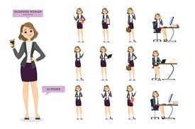 character business woman images free