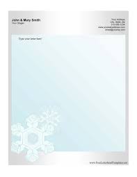 You could also use it as free personal letterhead templates for word. Snowflake Personal Letterhead