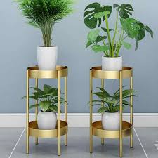 We share your passion for decoration. Modern Tall Plants Stand Orchid Rack Plant Holder Metal Shelf 2 Tray Foldable Sturdy Flowers Pot Base Indoor Outdoor Home Decor Plant Cages Supports Aliexpress