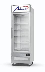 Single Glass Door Freezer 670mm