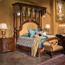 Lavelle melange queen wing mansion bed w/leather tufted inserts. Aico Michael Amini Lowest Prices Guaranteed Up To 65 Off