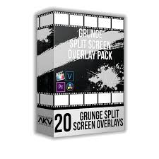 How to use adobe premiere rush to split videos into shorter, digestible chunks to present the best video for different platforms and audiences. Akvstudios Grunge Split Screen Overlay Pack 7 Pack Free Download Gfx Download