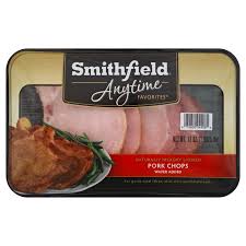 Smithfield Anytime Favorites Naturally Hickory Smoked Pork Chops With Water Added Shop Pork At H E B
