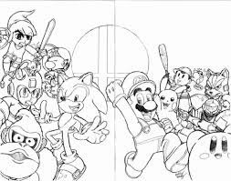Click on the image to print out a pdf version of the content. Super Smash Bros Brawl Coloring Pages The Original Super Smash Bros Was Released In 1999 Fo Coloring Pages Super Mario Coloring Pages Mario Smash Brothers