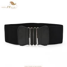 Sishion Designer Belts For Women Ladies Fashion Black Red Camel Brown Elastic Corset Wide Waist Belt Vb0034 Concho Belt Chain Belt From
