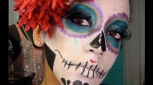 dia de los muertos sugar skull makeup