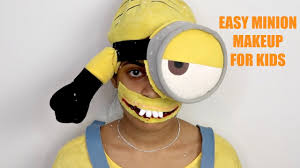 super easy scary minion makeup tutorial