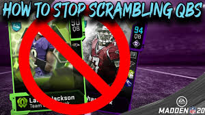 Developers detailed the new conditions that will deprioritize qbs for cpu teams, and. How To Stop Scrambling Qbs And Escape Artist Madden 20 Tips Youtube