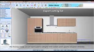 cutting list demo export cutting list