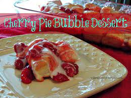 Cinnamon, pillsbury biscuits, ice cream, butter, brown sugar. Easy Cherry Pie Bubble Up Dessert With Cherry Pie Filling