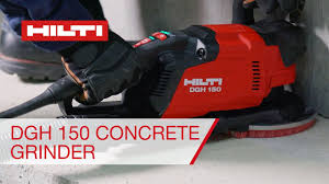 hilti dgh 150 concrete grinder for