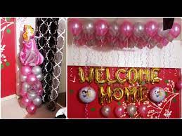 welcome home decoration for a newborn