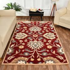 red wool carpet wallmantra