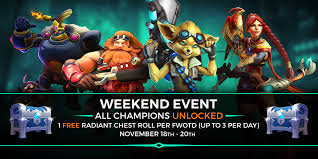 Steam Paladins Free Champions And Chests Nov 18 20