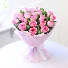 order beautiful bunch of 20 pink roses