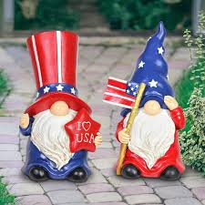 Exhart Hand Painted Uncle Sam And Usa