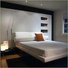 Framing the bed or not, lighter walls make rooms seem more spacious. Modern Interior Modern Small Bedroom Design Ideas