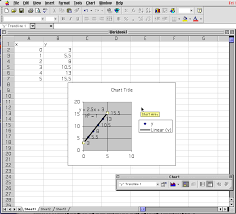 using excel for linear regression