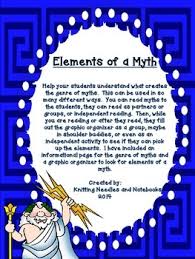 Elements Of Myths Worksheets Teaching Resources Tpt