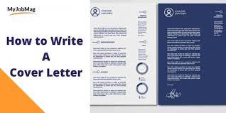 how to write a cover letter 2020 myjobmag