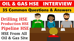 oil gas hse interview questions