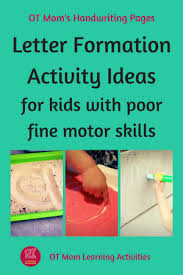 letter formation activities for kids