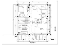 30 X30 Autocad House Floor Plan Cad