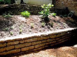 Recycled Concrete Retaining Walls