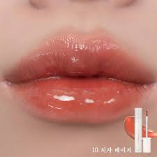 tutorial how to achieve tinted glossy lips