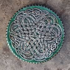 Celtic Knot Garden Decor Irish Ribbon
