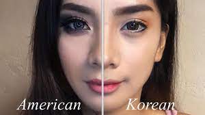 asian korean vs american western