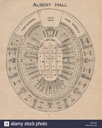 Royal Albert Hall Vintage Seating Plan London Concert