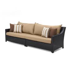 rst brands deco wicker outdoor sofa