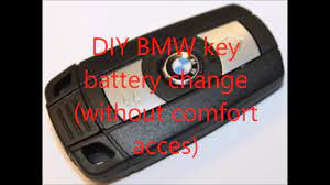 bmw key battery replacement without