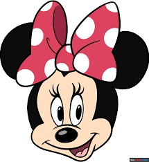 how to draw minnie mouse really easy