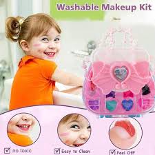 kids safe simulation real makeup kit