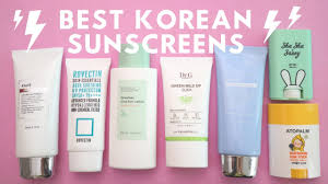 best korean sunscreen for every skin