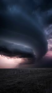 tornado clouds iphone wallpaper
